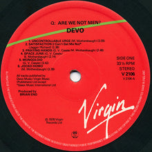 Devo: Q: Are We Not Men? A: We Are Devo! 12"
