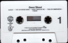 Devo: Shout cassette