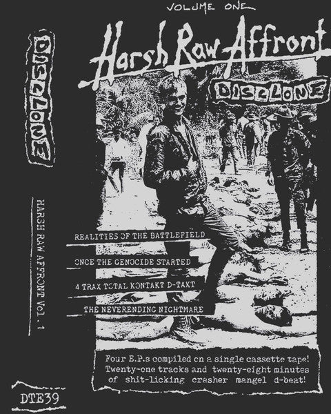 Disclone: Harsh Raw Affront Vol. 1 cassette