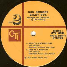 Don Sebesky: Giant Box 12"