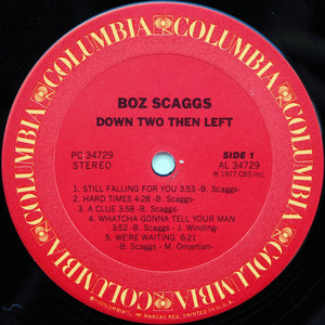 Boz Scaggs: Down Two Then Left 12"