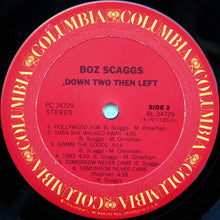 Boz Scaggs: Down Two Then Left 12"