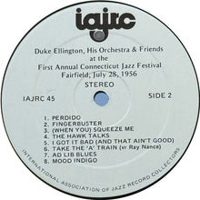 Duke Ellington: His Orchestra And Friends At The First Annual Connecticut Jazz Festival 12"