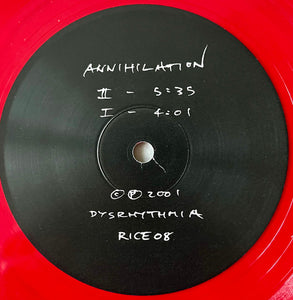 Dysrhythmia / Xthoughtstreamsx: Split 10"