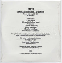 Earth: Pentastar: In The Style Of Demons CD