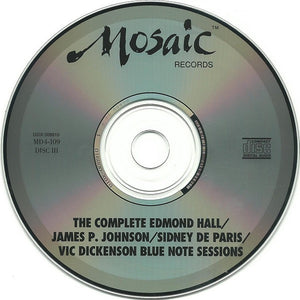 Edmond Hall: The Complete Edmond Hall / James P. Johnson / Sidney De Paris / Vic Dickenson Blue Note Sessions CD box set