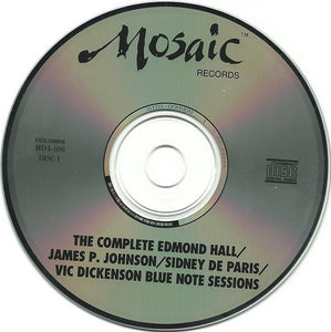 Edmond Hall: The Complete Edmond Hall / James P. Johnson / Sidney De Paris / Vic Dickenson Blue Note Sessions CD box set