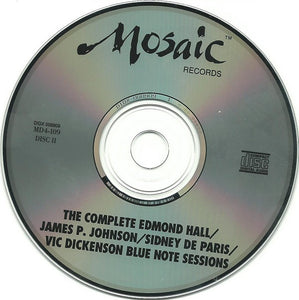 Edmond Hall: The Complete Edmond Hall / James P. Johnson / Sidney De Paris / Vic Dickenson Blue Note Sessions CD box set
