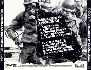 Enemy Soil: Casualties Of Progress CD