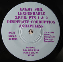 Enemy Soil / Desperate Corruption: Enemy Soil / Shapeless 7"