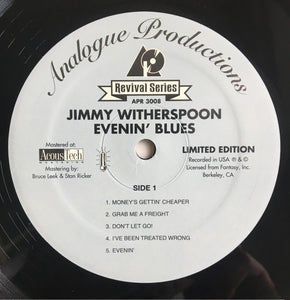 Jimmy Witherspoon: Evenin' Blues 12"