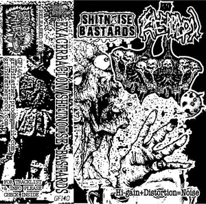 Exacerbación / Shitnoise Bastards: Hi-gain + Distortion = Noise cassette