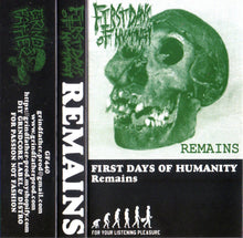 First Days Of Humanity: Caves / Remains cassette