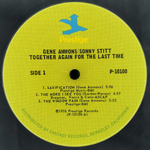 Gene Ammons: Together Again For The Last Time 12"