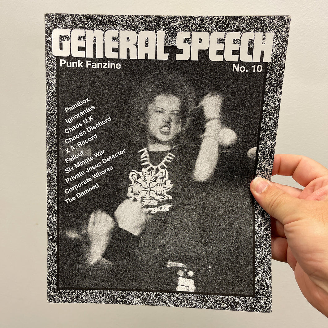 General Speech #10 zine