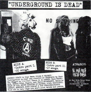 Generic Death: Underground Is Dead 7"
