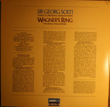 Georg Solti: Sir Georg Solti Conducts Orchestral Highlights From Wagner's Ring 12"