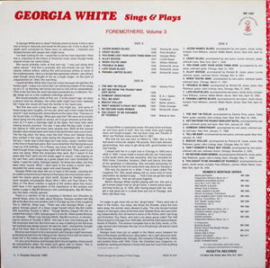 Georgia White: Sings & Plays The Blues 12"