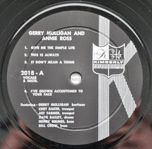 Gerry Mulligan And Annie Ross: S/T 12"