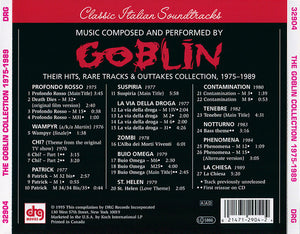 Goblin: Their Hits, Rare Tracks & Outtakes Collection 1975-1989 CD