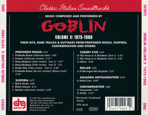 Goblin: Volume II 1975-1980 - Hits, Rare Tracks & Outtakes CD