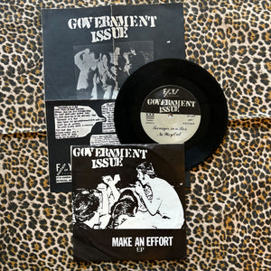Government Issue: Make An Effort 7" (used)