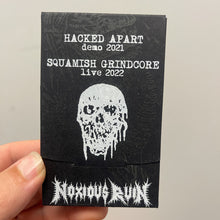 Hacked Apart: Squamish Grindcore & Demo 2021 cassette