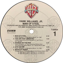Hank Williams Jr.: Man Of Steel 12"