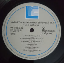Joe Williams: Having The Blues Under European Sky 12"