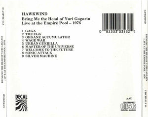 Hawkwind: Bring Me The Head Of Yuri Gagarin CD