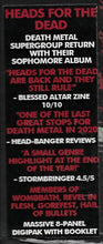 Heads For The Dead: Into The Red CD