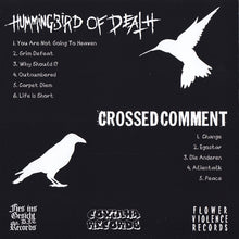Hummingbird Of Death / Crossed Comment: Split 6"