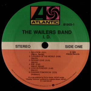 The Wailers Band: I.D. 12"