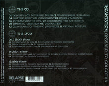 Incantation: Onward To Golgotha CD+DVD
