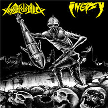 Inepsy / Toxic Holocaust split 12"