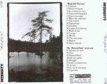 Intensity: Wash Off The Lies CD