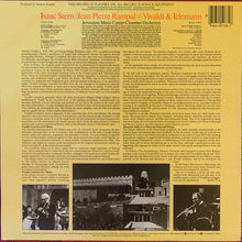 Isaac Stern: Isaac Stern / Jean-Pierre Rampal Play Vivaldi & Telemann (Double Concertos In C Minor And D Minor / Suite In A Minor For Flute And Strings) 12"