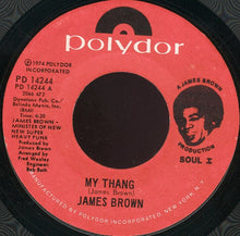 James Brown: My Thang / Public Enemy #1 7"