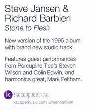 Jansen / Barbieri: Stone To Flesh CD