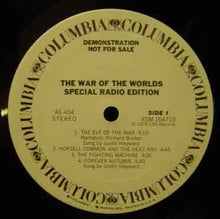 Jeff Wayne: The War Of The Worlds (Special Radio Edition) 12"