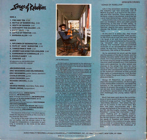Jim Burroughs: Songs Of Rebellion 12"
