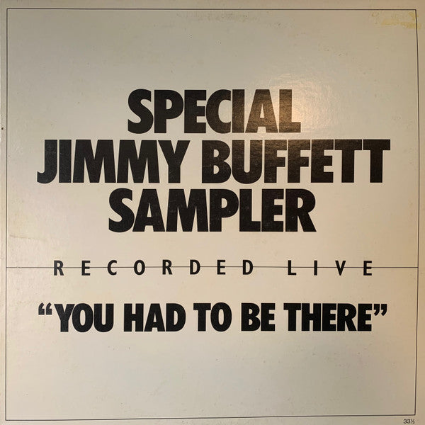 Jimmy Buffett: Special Jimmy Buffett Sampler Recorded Live 