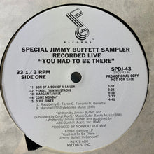 Jimmy Buffett: Special Jimmy Buffett Sampler Recorded Live "You Had To Be There" 12"