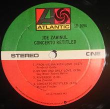 Joe Zawinul: Concerto Retitled 12"