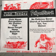 John Bender / Präparation-H: Split 7"