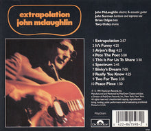 John McLaughlin: Extrapolation CD