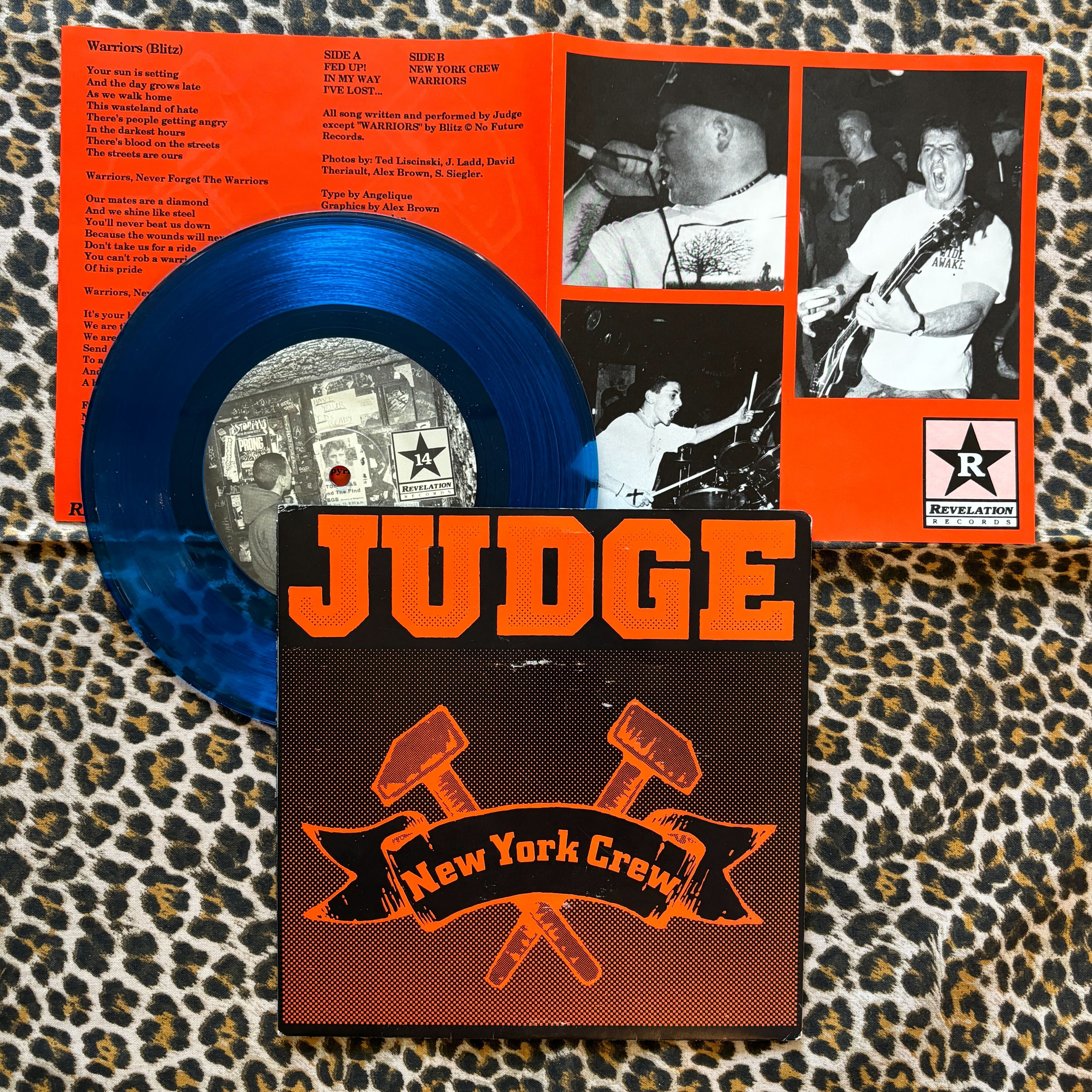 JUDGE New York Crew 7 ミスプレス レコード JUDGE New York Crew 7 ミスプレス レコード