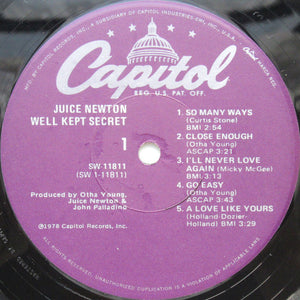 Juice Newton: Well Kept Secret 12"