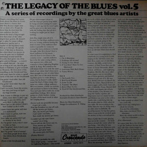 Juke Boy Bonner: The Legacy Of The Blues Vol. 5 12"