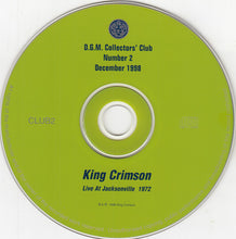 King Crimson: Live At Jacksonville, 1972 CD